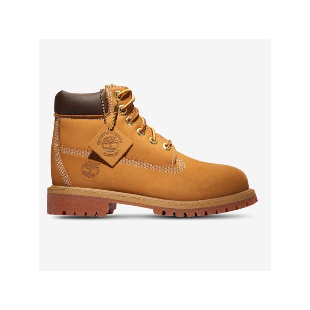 Timberland waterproofed 6” boots size 2 tan leather